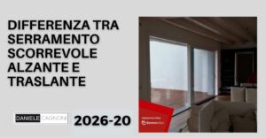 Differenza scorrevole alzante e traslante