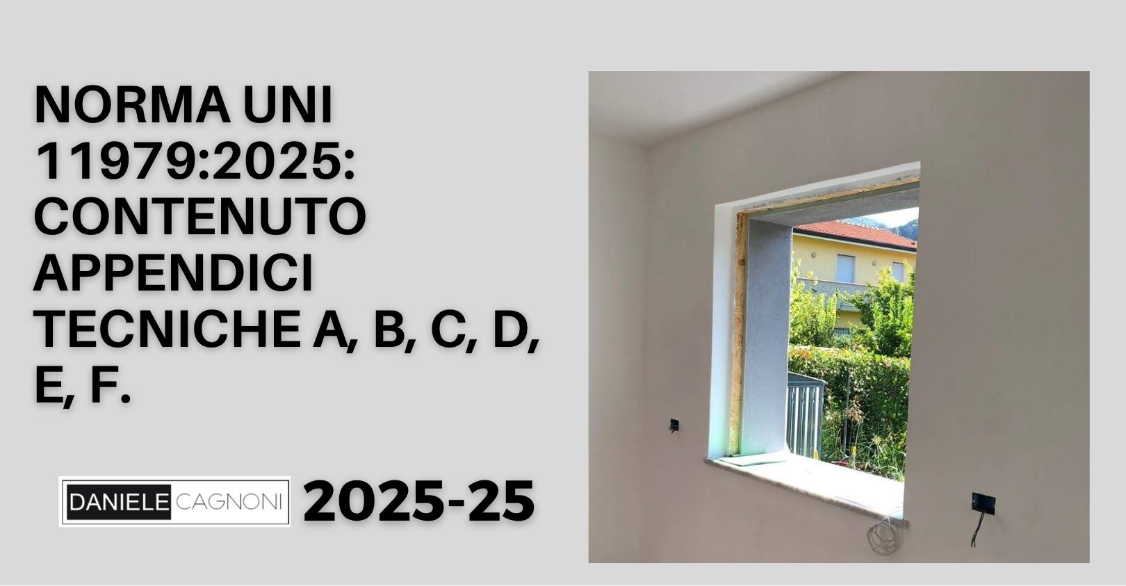 Appendici tecniche norma controtelai serramenti