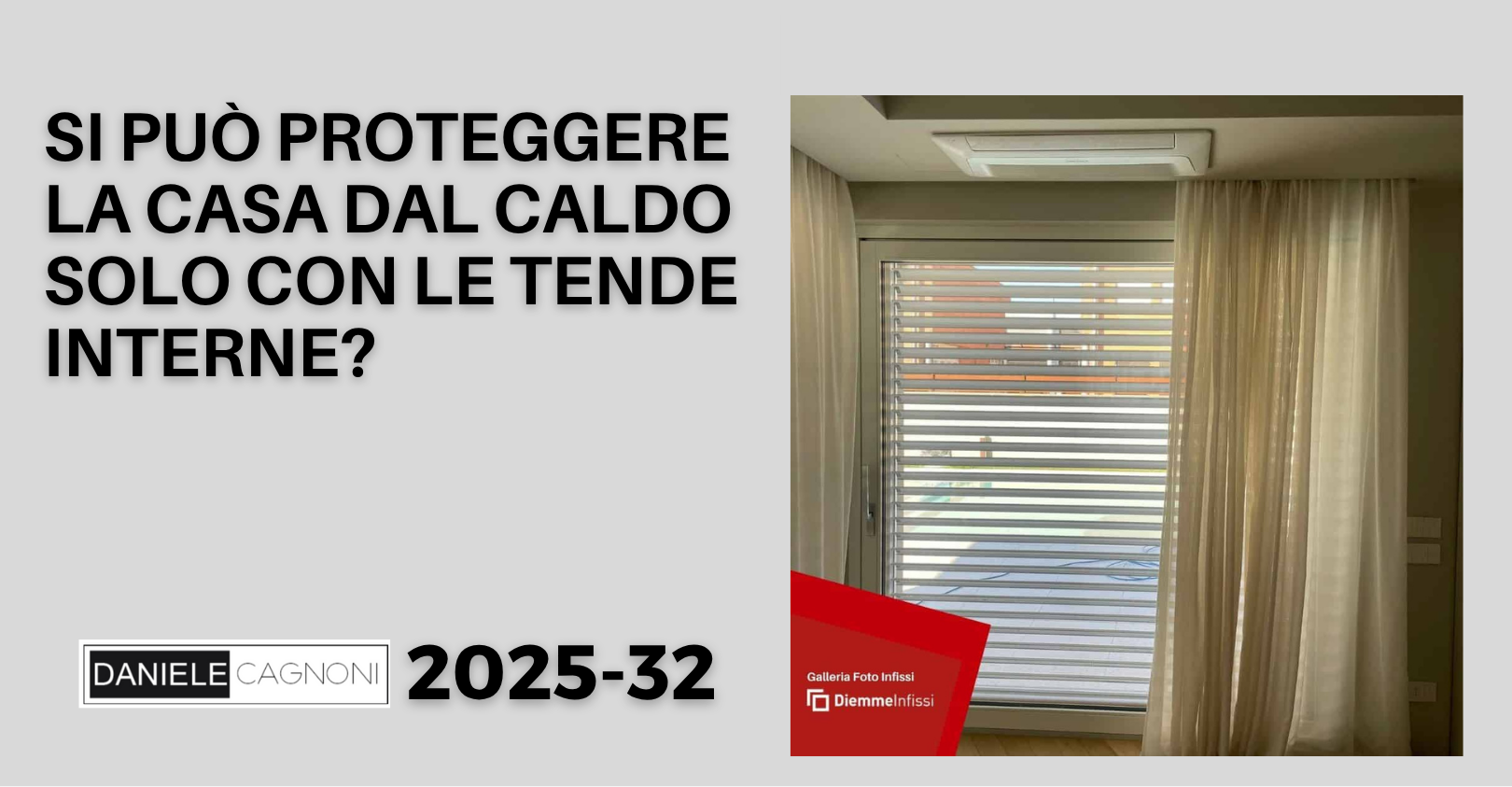 Isolare casa dal caldo con le tende o con gli oscuranti esterni