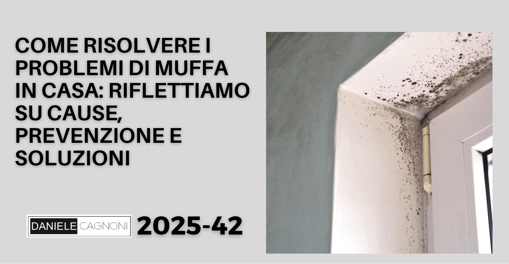 Problemi umidità e muffa con nuovi infissi e cappotto