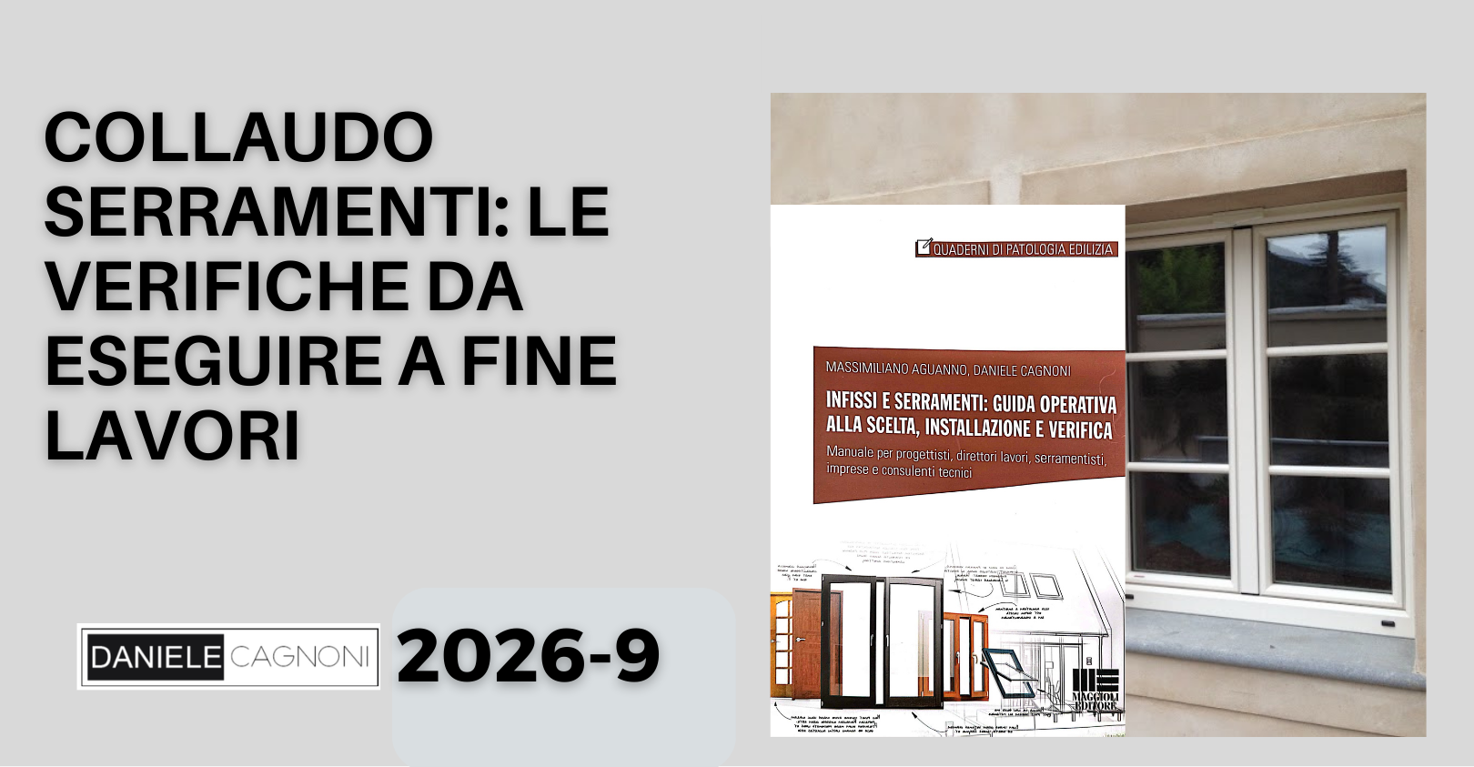 Guida verifica e collaudo serramenti