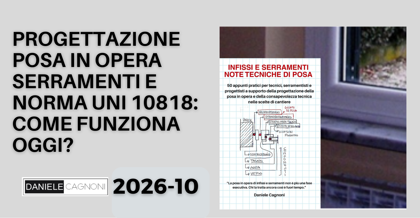 Progettazione posa in opera serramenti come è cambiata