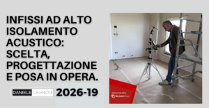 Progettazione isolamento acustico infissi
