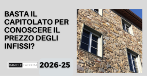 Capitolato e costo preventivo infissi